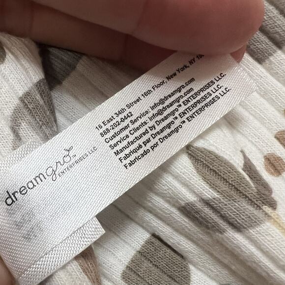 Dreamgro Dream Gro Giraffe Security Blanket Soft Plush Lovey Safari Print 9” HTF - Picture 6 of 6